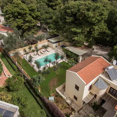Villa Luxury Crete Koukounari Private Pool Beautiful Scenery 5 Bdr Chania Hanya